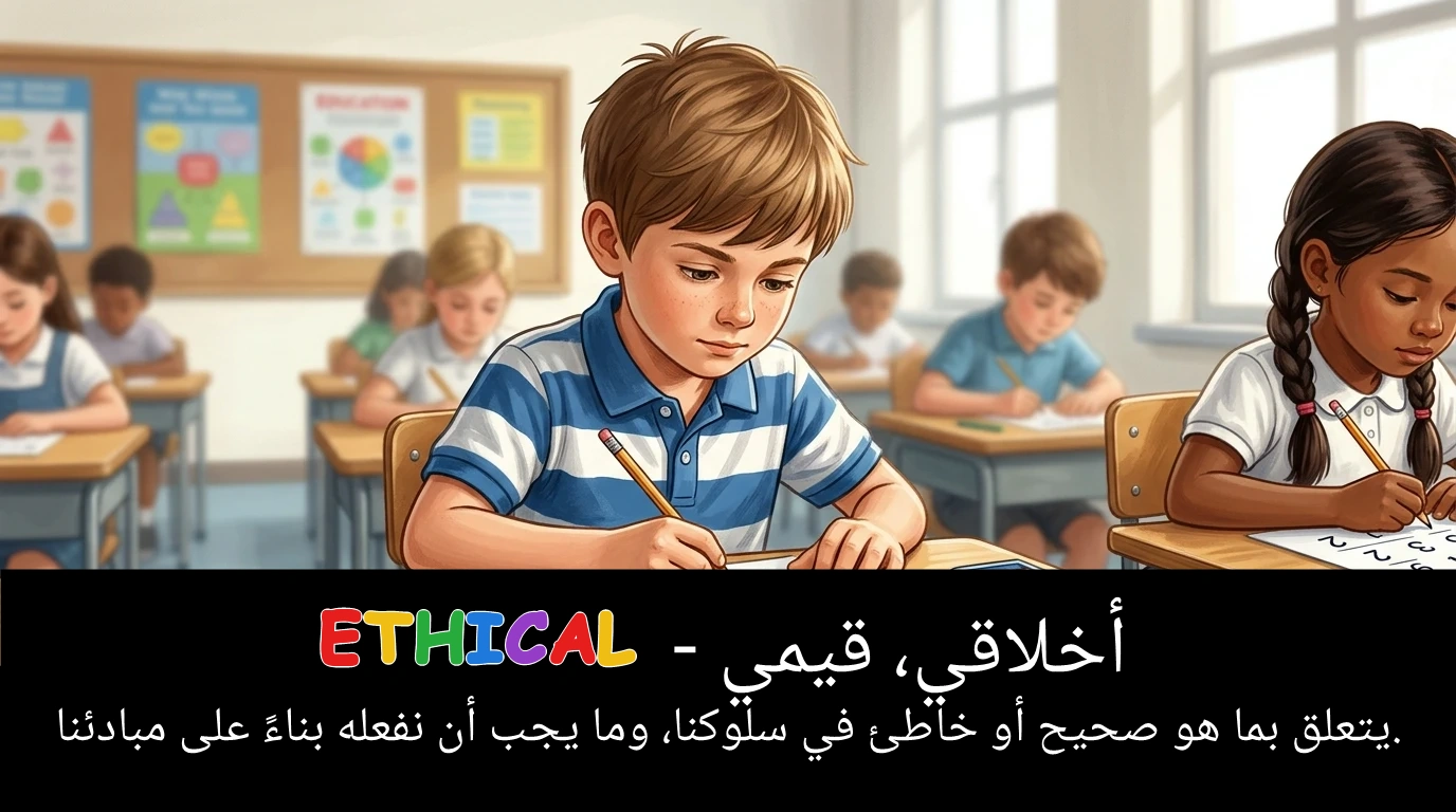 Arabic Illustration for ethical